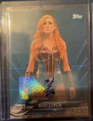 Becky Lynch [Blue Autograph] #108 Wrestling Cards 2018 Topps WWE Then Now Forever Prices