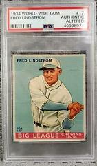 Fred Lindstrom Baseball Cards 1934 World Wide Gum Prices