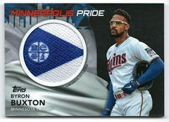 Byron Buxton [Black] #CFP-BB Baseball Cards 2022 Topps City Flag Patch Relics Prices