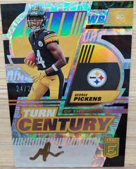 George Pickens [Black Gold] #TC-23 Football Cards 2022 Panini Donruss Elite Turn of the Century Autographs Prices