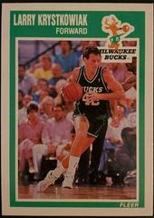 Larry Krystkowiak #87 Basketball Cards 1989 Fleer Prices