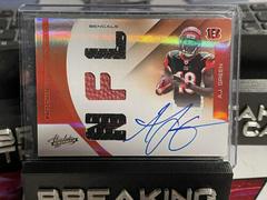 A.J. Green [Rookie Premiere Material Autograph] Football Cards 2011 Panini Absolute Memorabilia Prices