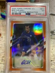 Ben Chilwell [Orange Refractor] #CA-BCH Soccer Cards 2020 Topps Chrome UEFA Champions League Autographs Prices