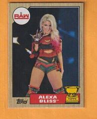 Alexa Bliss [Gold] #40 Wrestling Cards 2017 Topps WWE Heritage Prices
