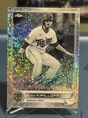 Alex Kirilloff [Gold Mini Diamond] #CBA-AK Baseball Cards 2022 Topps Chrome Black Autographs Prices