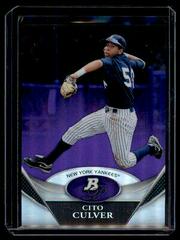 Cito Culver [Purple Refractor] #BPP37 Baseball Cards 2011 Bowman Platinum Prospects Prices