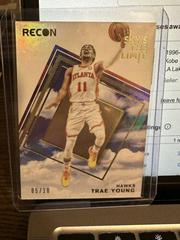 Trae Young [Gold] #3 Basketball Cards 2021 Panini Recon Sky's the Limit Prices