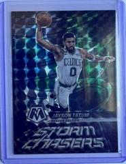 Jayson Tatum #11 Basketball Cards 2022 Panini Mosaic Storm Chasers Prices