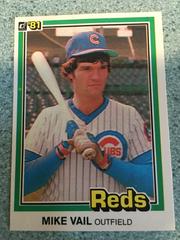 Mike Vail [1980 Highlights After] #554 Baseball Cards 1981 Donruss Prices