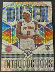Jalen Duren [White] #3 Basketball Cards 2022 Panini Mosaic Introductions Prices
