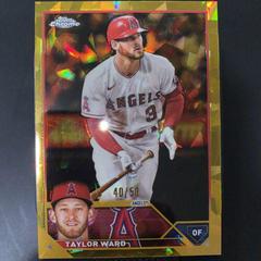 Taylor Ward [Gold] Baseball Cards 2023 Topps Chrome Sapphire Prices