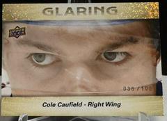 Cole Caufield [Gold] Hockey Cards 2023 Upper Deck Glaring Prices