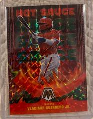 Vladimir Guerrero Jr. [Green] #HS-5 Baseball Cards 2022 Panini Mosaic Hot Sauce Prices