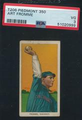 Art Fromme #NNO Baseball Cards 1909 T206 Piedmont 350 Prices