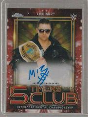 The Miz [Orange Refractor] Wrestling Cards 2021 Topps Chrome WWE 5 Timers Club Autographs Prices