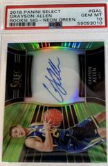 Grayson Allen [Neon Green] #GAL Basketball Cards 2018 Panini Select Rookie Signatures Prices