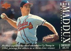 Greg Maddux [Checklist] #5 Baseball Cards 1995 Upper Deck Special Edition Prices