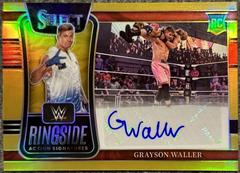 Grayson Waller [Gold Prizm] #RA-GWL Wrestling Cards 2022 Panini Select WWE Ringside Action Signatures Prices