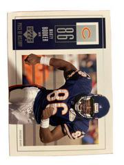 Marty Booker #19 Football Cards 2002 Upper Deck Piece of History Prices