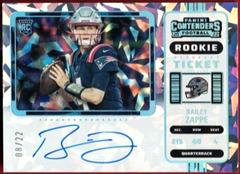Bailey Zappe [Autograph Cracked Ice Ticket] Football Cards 2022 Panini Contenders Prices