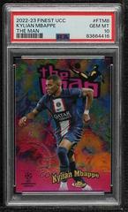 Kylian Mbappe #FTM-8 Soccer Cards 2022 Topps Finest UEFA Club Competitions The Man Prices