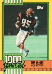 Tim McGee [Disclaimer Back] Football Cards 1990 Topps 1000 Yard Club Prices