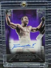 Booker T [Purple] Wrestling Cards 2021 Topps WWE Undisputed Grand Slam Champions Autographs Prices