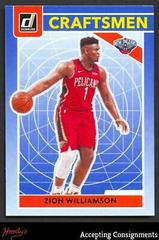 Zion Williamson #13 Basketball Cards 2020 Donruss Craftsmen Prices