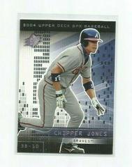 Chipper Jones #30 Baseball Cards 2004 Spx Prices