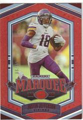 Justin Jefferson [Red] #21 Football Cards 2022 Panini Chronicles Marquee Prices