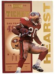 Garrison Hearst [Gold] #65 Football Cards 1998 Playoff Contenders Ticket Prices