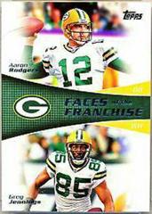 Aaron Rodgers, Greg Jennings Football Cards 2011 Topps Faces of the Franchise Prices