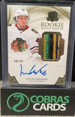 Lucas Carlsson [Gold Autograph Patch] Hockey Cards 2020 Upper Deck The Cup Prices