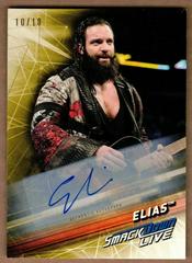 Elias [Gold] Wrestling Cards 2019 Topps WWE SmackDown Live Autographs Prices
