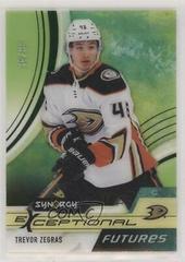 Trevor Zegras [Green] #EF-TZ Hockey Cards 2021 Upper Deck Synergy Exceptional Futures Prices