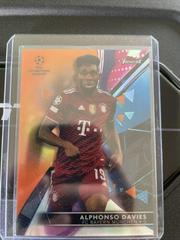 Alphonso Davies [Orange] Soccer Cards 2021 Topps Finest UEFA Champions League Prices