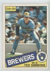 Ted Simmons #318 Baseball Cards 1985 O Pee Chee Prices