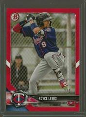 Royce Lewis [Red] #BD-87 Baseball Cards 2018 Bowman Draft Prices