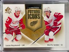Lucas Raymond, Moritz Seider [Limited] Hockey Cards 2021 SP Authentic Future Icons Prices