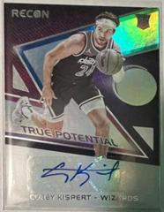 Corey Kispert Basketball Cards 2021 Panini Recon True Potential Signatures Prices