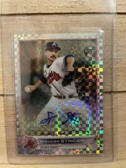 Spencer Strider [Xfractor] #AC-SST Baseball Cards 2022 Topps Chrome Update Autographs Prices
