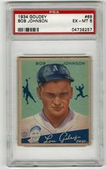 Bob Johnson #68 Baseball Cards 1934 Goudey Prices