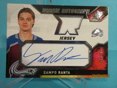 Sampo Ranta #SR Hockey Cards 2021 SPx Rookie Auto Jersey Prices