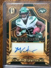 Michael Carter #GS-MCA Football Cards 2022 Panini Gold Standard Strike Autographs Prices