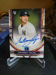 Anthony Volpe [Purple] #TA-AV Baseball Cards 2023 Topps Tribute Autographs Prices