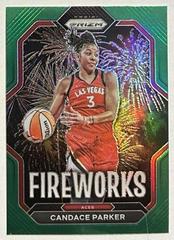 Candace Parker [Green] #6 Basketball Cards 2023 Panini Prizm WNBA Fireworks Prices