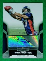Eric Decker [Autograph] Football Cards 2010 Topps Unrivaled Prices