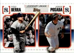 Jorge Posada, Yogi Berra #LL57 Baseball Cards 2010 Topps Legendary Lineage Prices