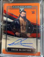 Drew McIntyre [Orange] Wrestling Cards 2022 Panini Impeccable WWE Stainless Stars Autographs Prices