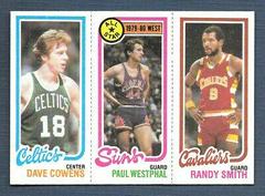 Cowens, Westphal, Smith Basketball Cards 1980 Topps Prices